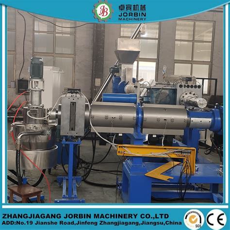 Pp Pe Pvc Recycling Granulation Pelletizing Machine Production Line