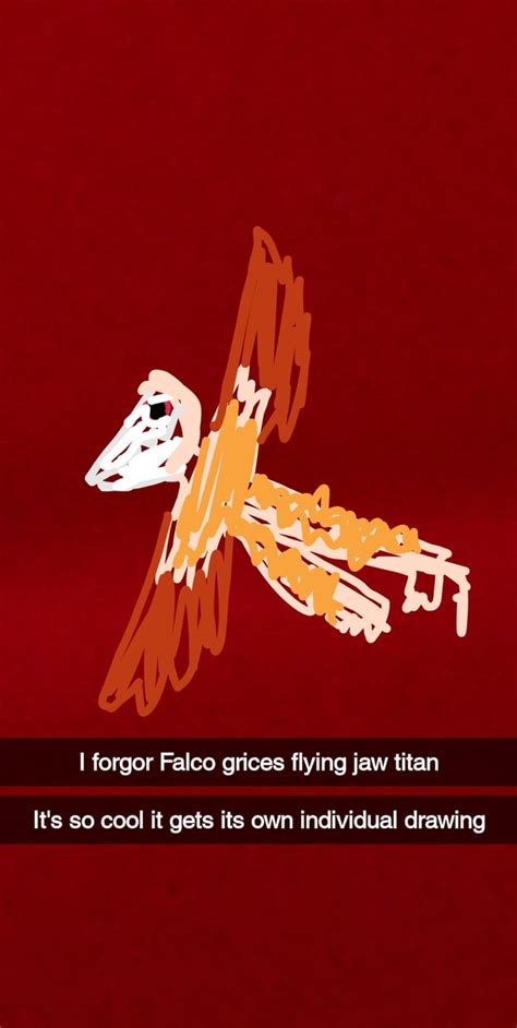 Falco grice flying jaw titan : r/AttackOnDinner