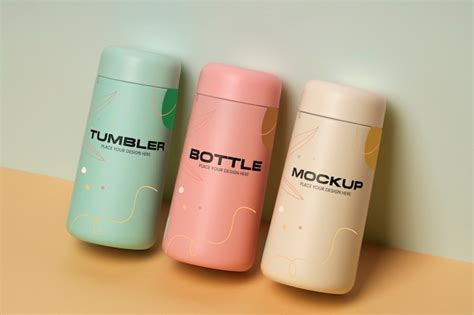 Premium Psd Elegant Tumbler Mockup Design