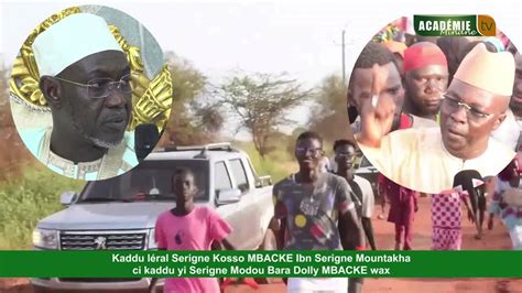 Kaddu léral Serigne Kosso MBACKE Ibn Serigne Mountakha ci kaddu yi