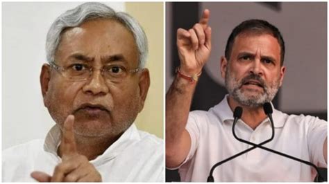 ‘taking Fake Credit Nitish Kumar Hits Back At Rahul Gandhis Bihar