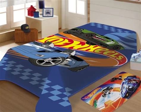 Cobertor Jolitex Solteiro Hot Wheels Race Madeiramadeira