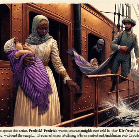 Tickling Scene Black Man Tickles Blonde Girl S Sweaty Feet AI Art