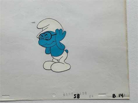 The Smurfs Production Cel Of Smurf Catawiki