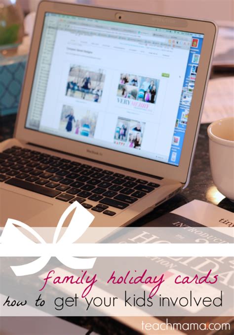 family holiday cards: how to get the kids involved - Teach Mama