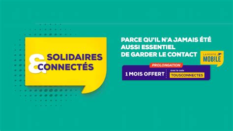 Promo La Poste Mobile Un Mois Offert Sur Tous Les Forfaits