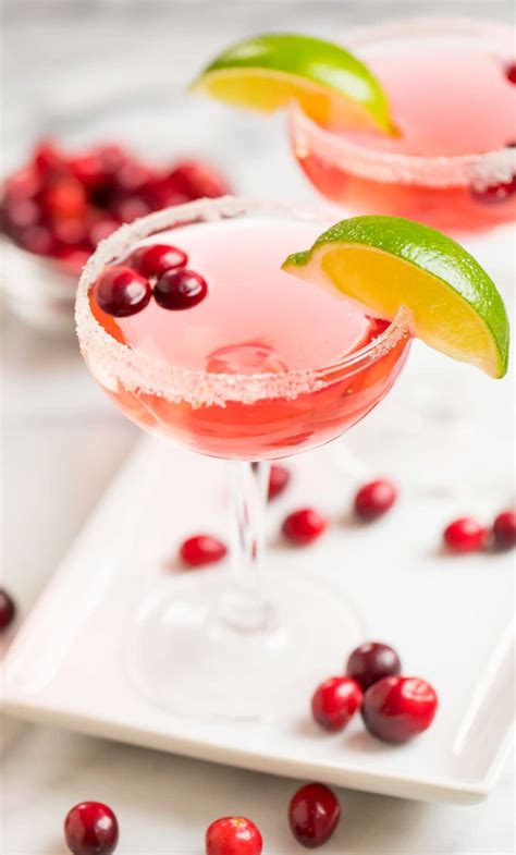 Cranberry St Germain Cocktail Fun And Festive