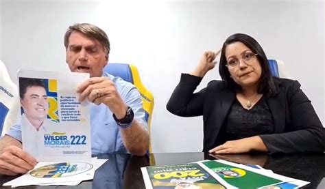 Bolsonaro Cita Os Nomes De Major Victor Hugo E Wilder Morais Em Live