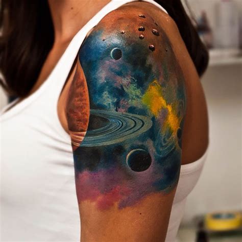 15 Cosmic Tattoo Ideas For Astronomy Lovers Bored Panda