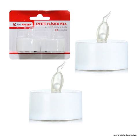 Kit Velas Decorativas Eletr Nicas Led A Bateria Cm Feira Da