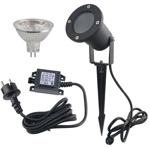 Garden Spotlights Garden Floodlight Set V Ac Ip Incl Bulb W Warm