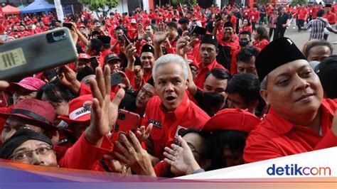 Ganjar Diteriaki Presiden Oleh Kader Di Arena Hut Pdip