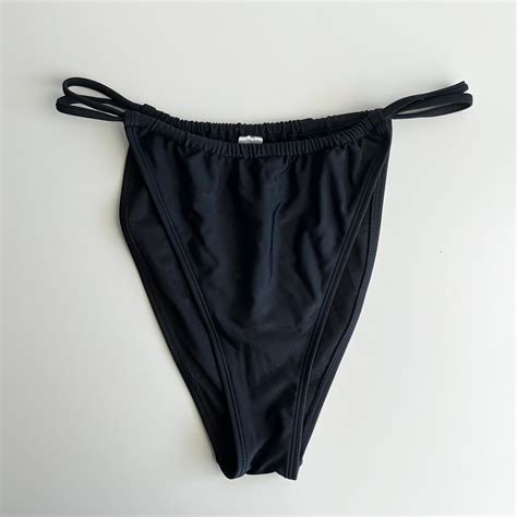 Ivory Rose Black Bikini Bottom Super Flattering Depop