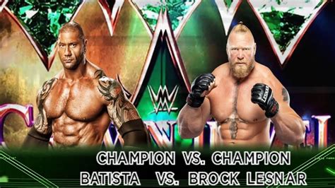 Wwe Batista Vs Brock Lesnar Wwe K Mod Wii Dolphin Emulator