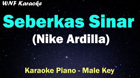 Nike Ardilla Seberkas Sinar Karaoke Piano Male Key Cowok Youtube