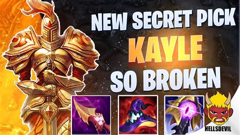 Wild Rift New Secret Broken Pick Kayle In Patch A Challenger