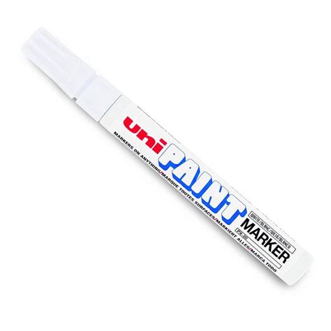 Uni Ball Px Oil Based Paint Marker Medium Bullet Tip White