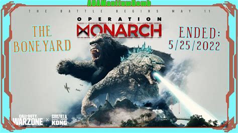 Godzilla Vs Kong Operation Monarch The Boneyard Pre Boycott Mwii