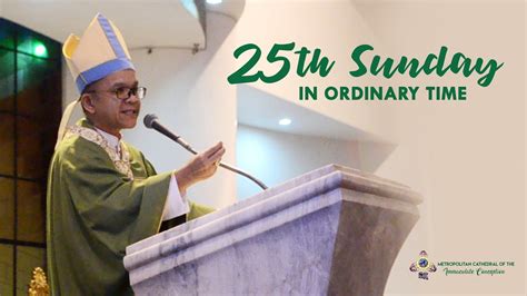 El Recuerdo Twenty Fifth Sunday In Ordinary Time Bishop Moises