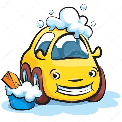 Car Wash Cartoon — Stock Vector © Digiselector 59216459