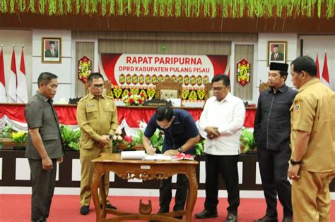 Ini Poin Pidato Bupati Pulang Pisau Di Sidang Paripurna Ke Dprd