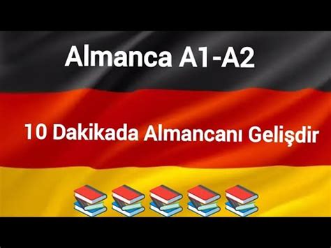 Almanca Dersler A A Kolay Almanca Youtube