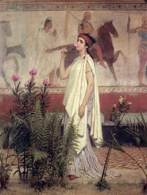 A Greek Woman By Sir Lawrence Alma Tadema