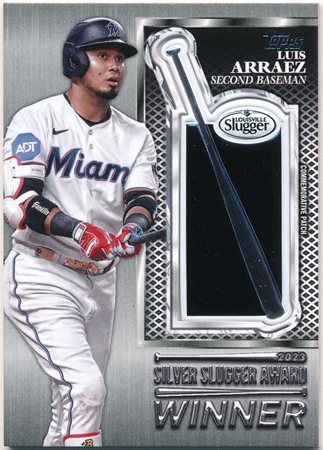 Luis Arraez MLB 2024 Topps Series 2 Silver Slugger Award Winner Card