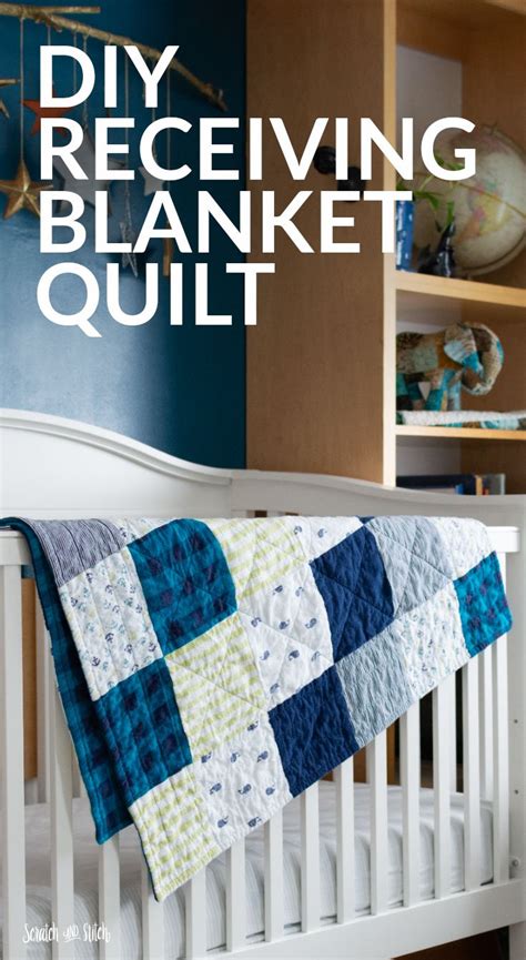 Diy Simple Receiving Blanket Quilt An Upcycle Project