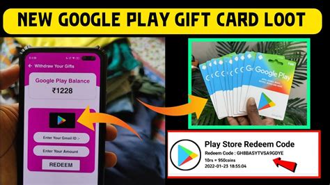 New App Google Play Gift Card Earning App Free Redeem Code