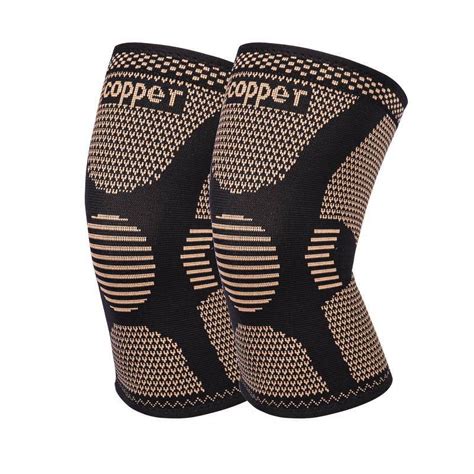 Copperjoint Knee Compression Sleeve Copper Knee Brace For Men And