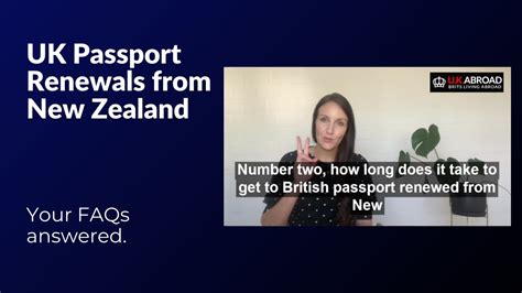 Uk Passport Renewal In Nz Your Top Questions Answered Youtube