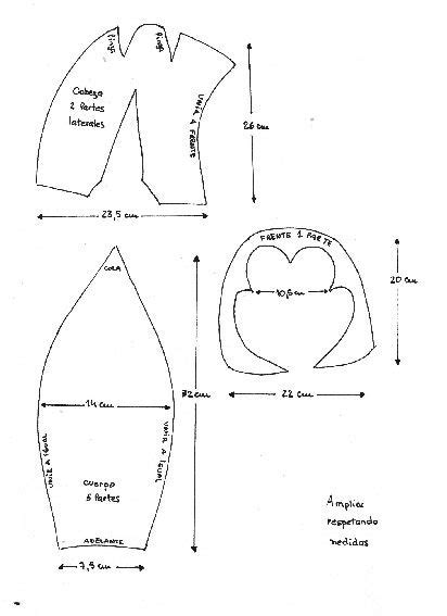 Moldes Para Cotillon De Goma Espuma Buscar Con Google Puppet