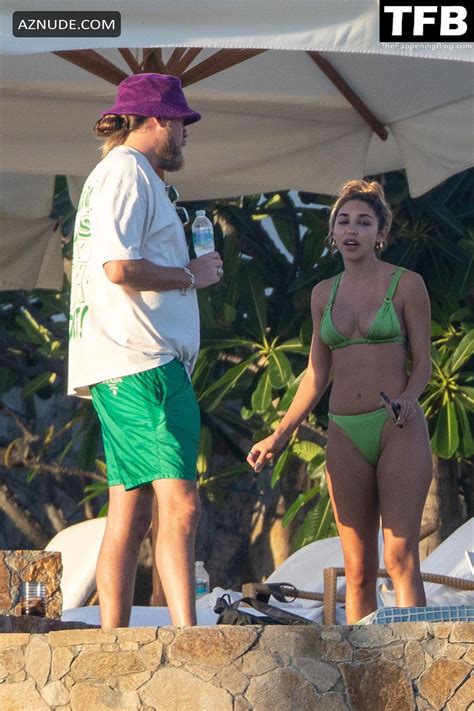 Chantel Jeffries Sexy Seen Flaunting Her Hot Body Wearing A Green Bikini In Cabo AZNude