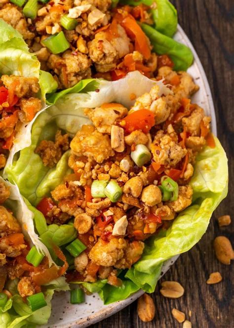 Easy Asian Chicken Lettuce Wraps Maebells