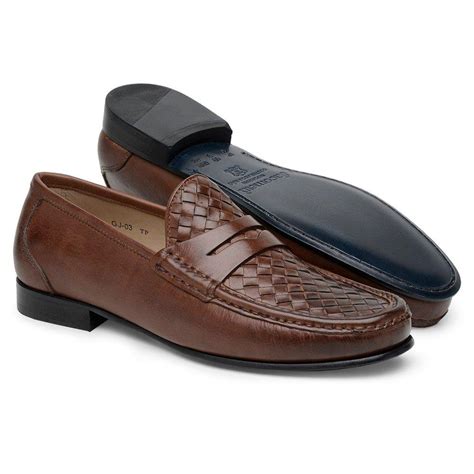 Mocassim Casual Masculino Couro Tress Detalhe Faixa Leve Marrom