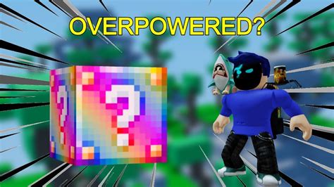 Can I Get The New Rainbow Lucky Blocks In Roblox Bedwars Youtube