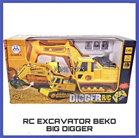 Rc Excavator Digger 8896b Charging Rc Alat Berat Rc Beko Rc Loader Rc