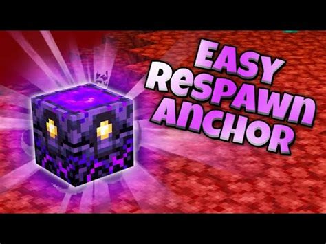 How To Make A Respawn Anchor In Minecraft Super Quick Minecraft