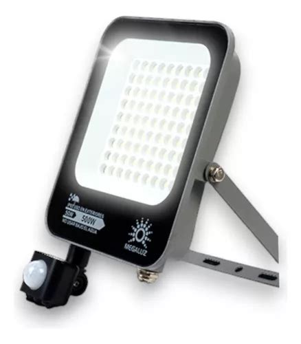 Reflector Led 50w Sensor De Movimiento Ip65 Alta Eficiencia Envío gratis