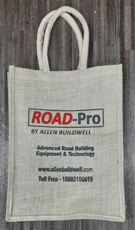 Road Pro Jute Promotional Bags Capacity 10kg At Rs 50 Piece In Mumbai