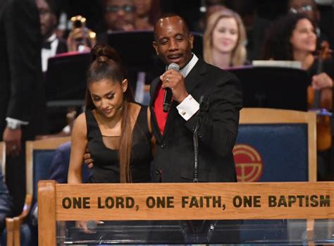 Bishop Charles Ellis Chats With Ariana Grande After Her Performance At