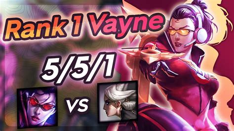 Vayne Vs Camille Challenger Gameplay Rank 1 Vayne YouTube