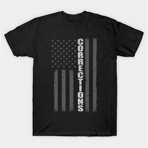 Thin Silver Line Flag Corrections Officer T Correctional Officer