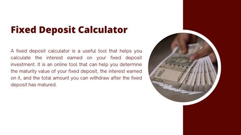 Ppt Fixed Deposit Calculator What It Is How Does It Work