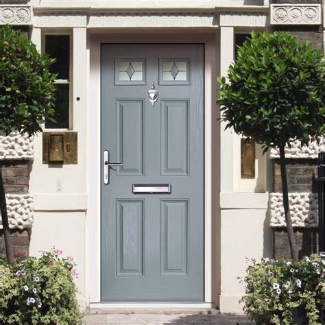 External Virtuoso Carlton Two Sextet Composite Door Shown In Slate