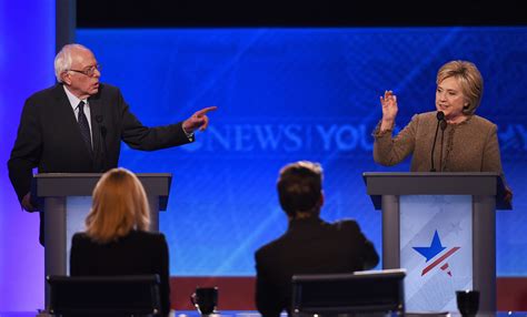 Democratic Debate Clinton Fends Off Attacks Time