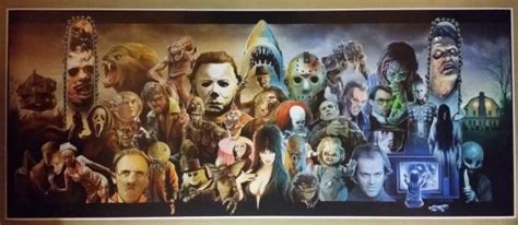 Horror Movie Killers Poster - Creepbay