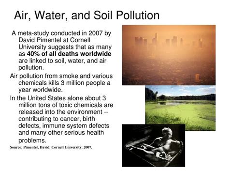 PPT - Air, Water, and Soil Pollution PowerPoint Presentation, free download - ID:2765673