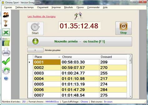 Logiciel De Chronom Trage D Preuves Sportives